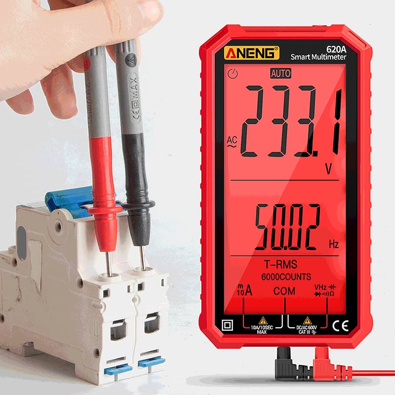 Aneng 620A Digital Multimeter 4.77 Big Screen | Auto | Solar Inverter 8