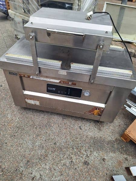 Vacuum packing machine imported double chamber stainless steel body 2