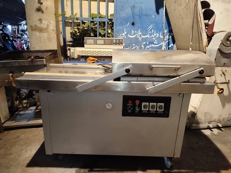 Vacuum packing machine imported double chamber stainless steel body 4