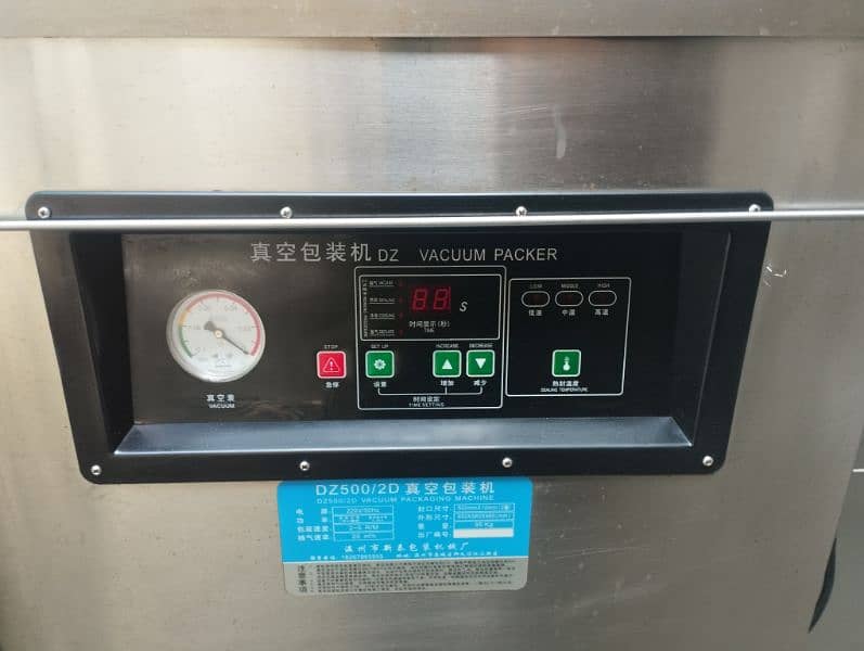 Vacuum packing machine imported double chamber stainless steel body 14