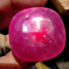 Ruby stone large size weight 80 karats