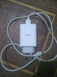 Tecno original charger with original leed