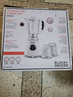 Black & Decker Blender with 2 grinder mills