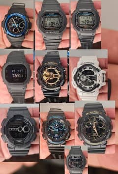 G Shocks available (Dw. 5600, GA. 110GB, GA. 100cf, GD. 100,