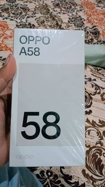 oppo A58/ no box open/ no active 0