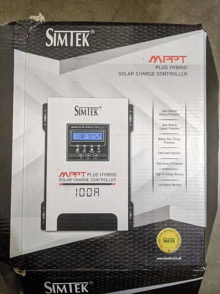 Simtek 12/24v 100A Hybrid MPPT Solar Charger Controler with DC load 0