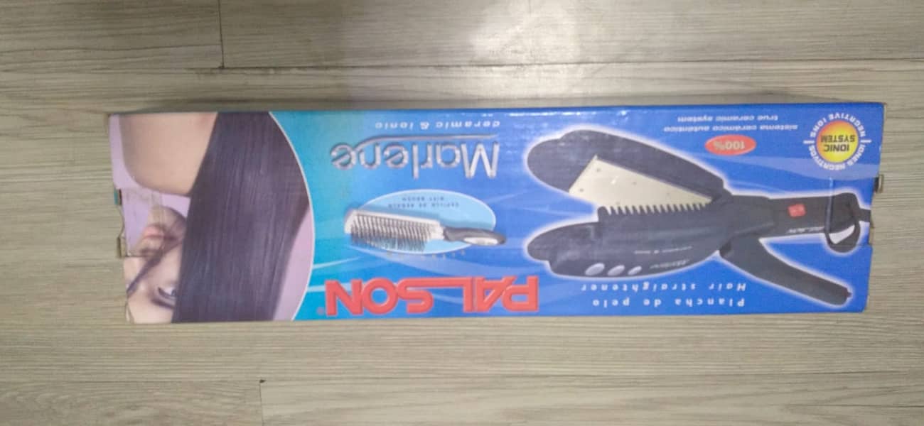 PALSON Marlene ceramic and ionic hair straightner 2