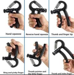 Adjustable Rubber hand grippers