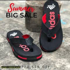 stylish men's flip foot Black and Red