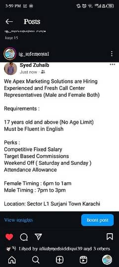 Hiring For Call Center