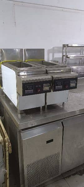 pizza oven all size and conveyor deep fryers fast food machinery mixer 6