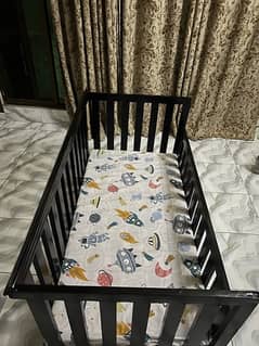 wood baby cot