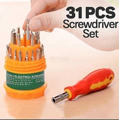 31 PCs stainless steel screwdrivers set