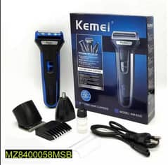 Kemel 3 In 1 Rechargeable Electric Shaver