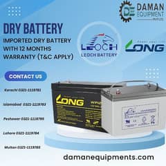 LEOCH Dry Battery 100ah