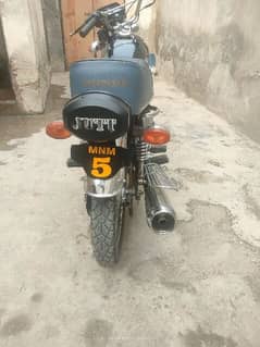 Honda cg 125 goldan number 5