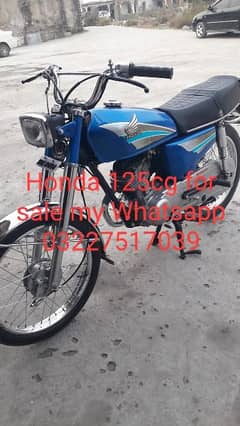 honda 125 cc for sale my Whatsapp 03227517039