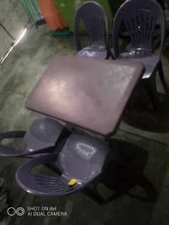 Chair Table plastic set 03284867122