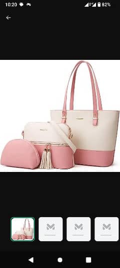 3 piece women bags