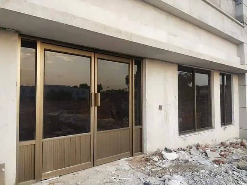 Aluminium window/upvc door/glass work/partition/upvc window/cabine 11