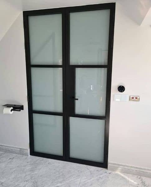 Aluminium window/upvc door/glass work/partition/upvc window/cabine 17