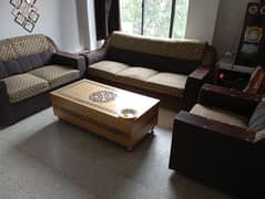 6 seat sofa set with 3 table