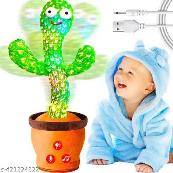 Dancing Cactus Toy (Rechargeable) 2