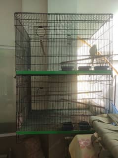 2 portion birds cage for sale