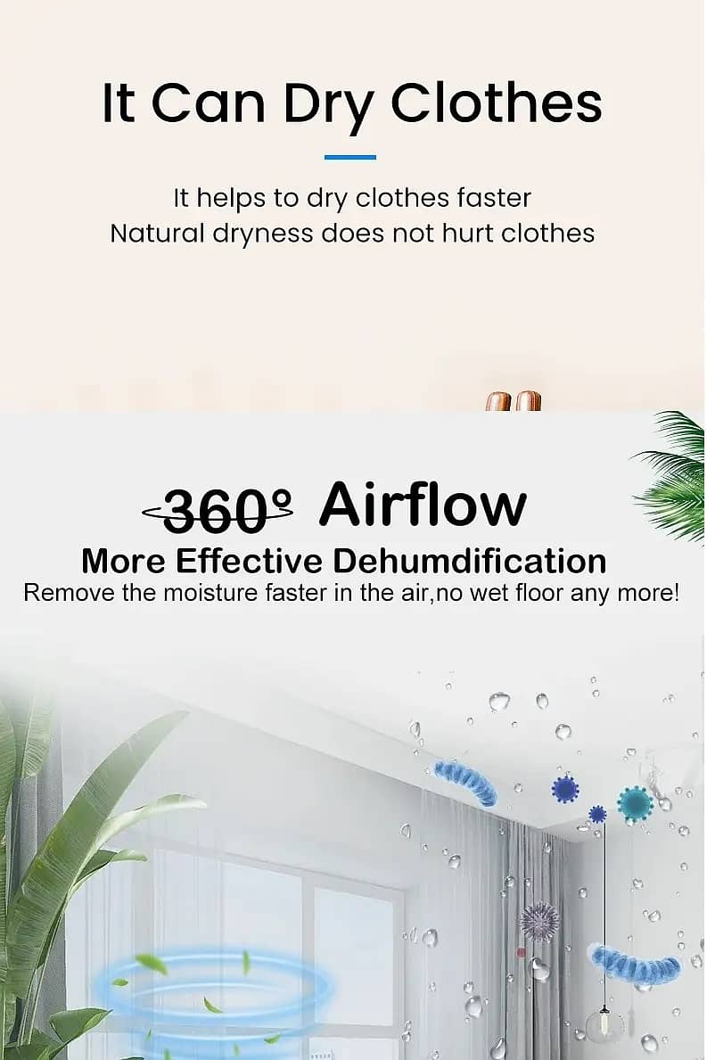 Air Dehumidifier Portable & Moisture Absorbers 3