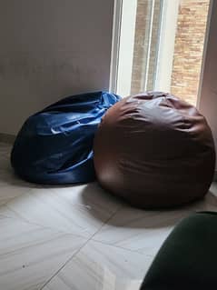 3 big size n 1 small bean bags