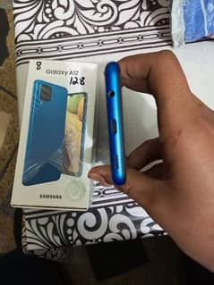 samsung A12 ram 8 gb Rom128 Gb totally original with box charger