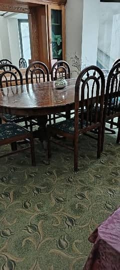 dining table with 8 chairs