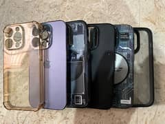 IPhone 14 Pro covers for sale pack of seven