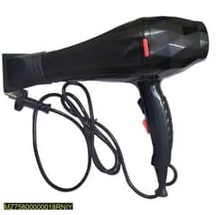 professional Hair Dryer-Keratin protect Hair Dryer Unisex-Black