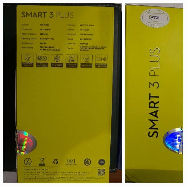 Infinix Smart 3 Plus 2/32 with Box & PTA Approved 1