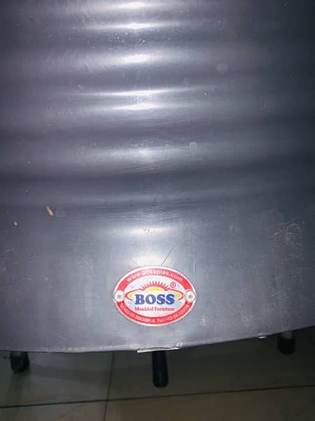 Boss plastic chairs and table set 0