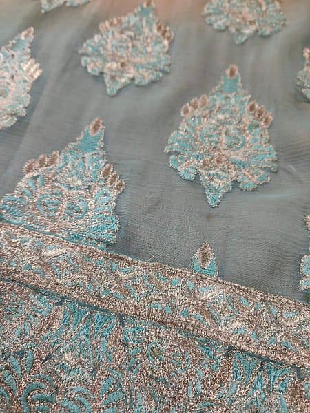 dress in good condition  with embroidery tila work 1