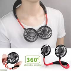 Portable neck fan