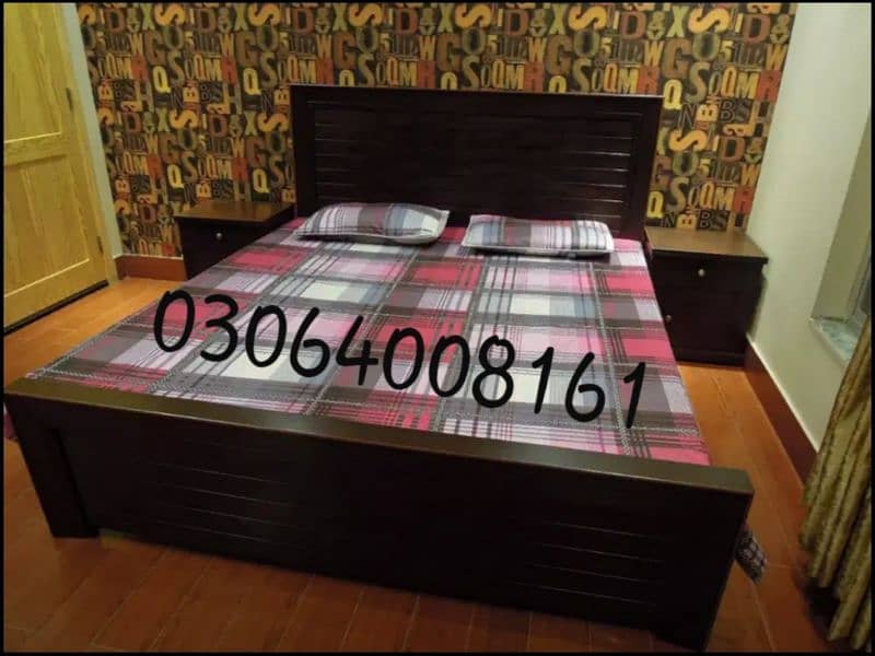 Affordable Wooden Bridle Double bed sets warrented 11