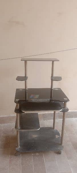 urgent sale Computer trolly with room corner stand 2