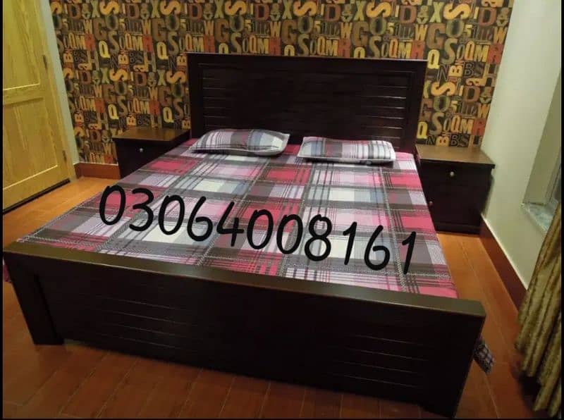 Double Bed Wooden Structure Warrented 1