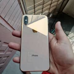 I phone xs 256 gb PTA Approved water pack guaranty k Sath gold colour