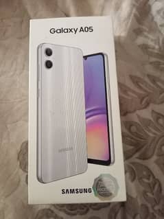 samsung galaxy A05, only 3 days used, one year warrenty