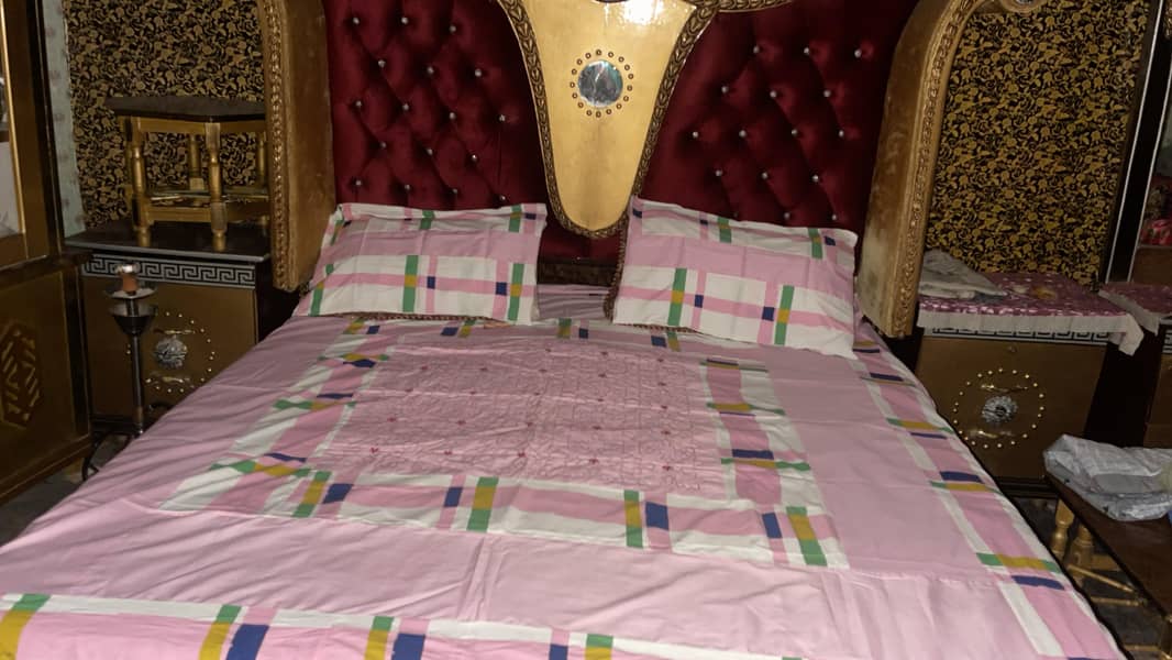 bed sheets brand soft and mix stuff  centr karahai 8