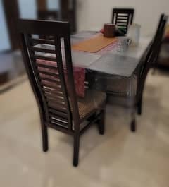 Six seater dining table