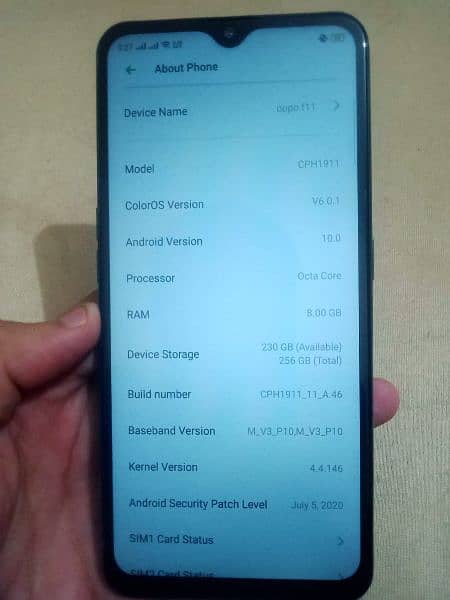 oppo f11 [8 GB ram 256 GB rom] 2