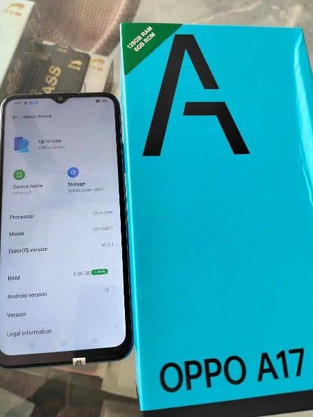 oppo A17 6/128 full box 0