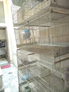 Hens + Rabbit 8 Portion Cage