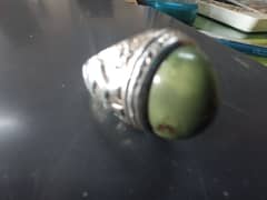 real stone Irani ring and husani feroza