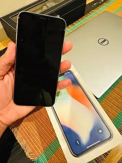 Iphone X with Box PTA Approved 100% Mint condition